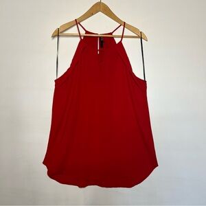 Ro & De Vibrant Red Camisole Top